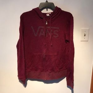 Maroon Vans jacket